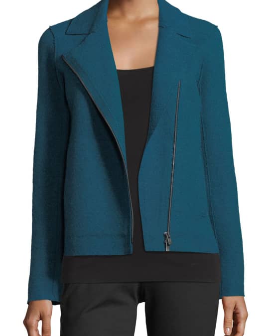Eileen fisher boiled online wool moto jacket