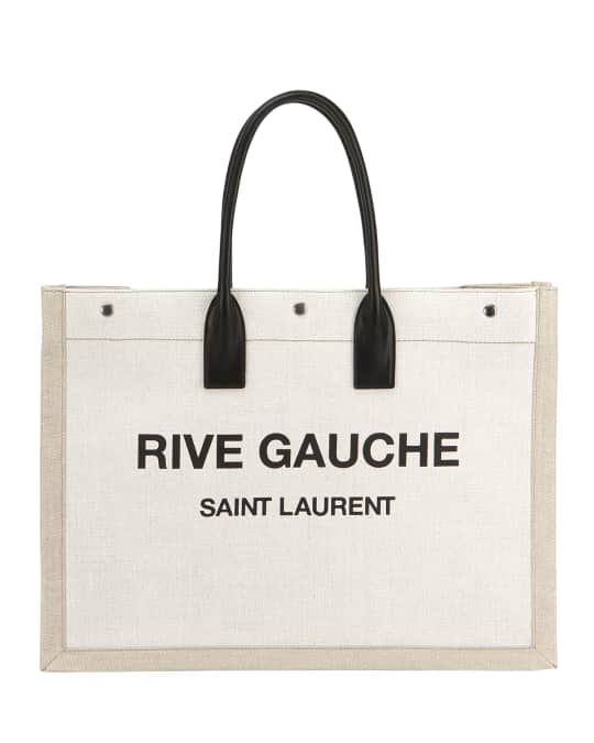 SAINT LAURENT RIVE GAUCHE ノエトートバッグ Saint Laurent Noe Cabas Large Rive Gauche Canvas Tote Bag | Neiman