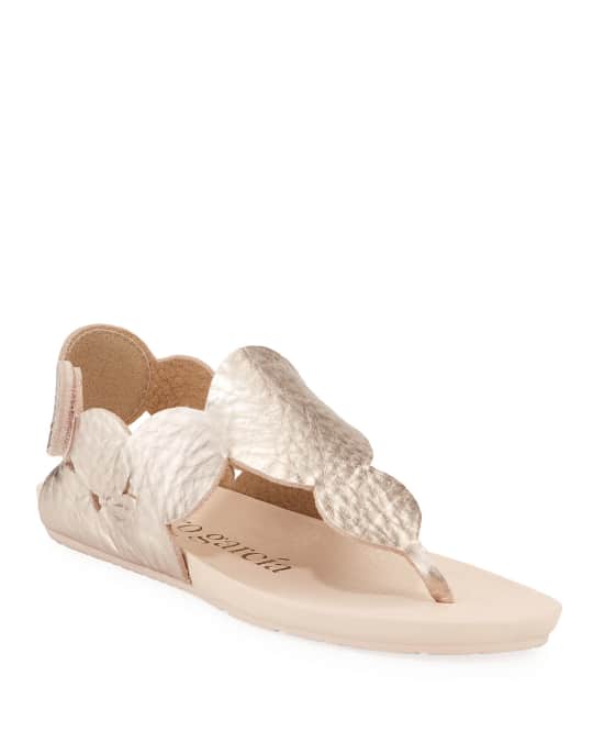 Jamee Flat Cervo Circle Thong Sandals