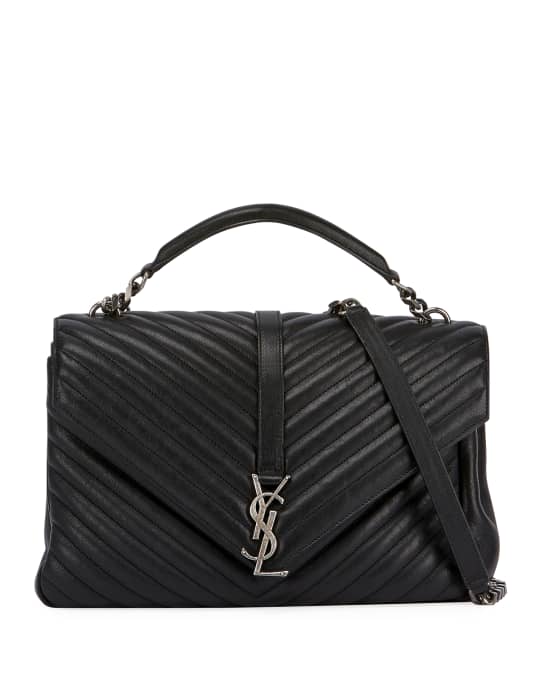 Saint Laurent V Flap Large Monogram YSL Envelope Chain Shoulder Bag Neiman Marcus