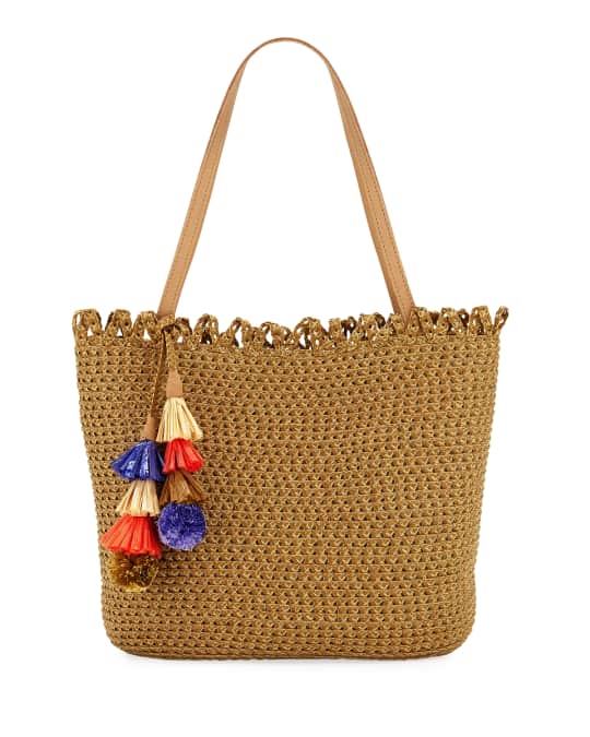 Eric Javits Squishee® Mita Tassel Tote Bag Neiman Marcus