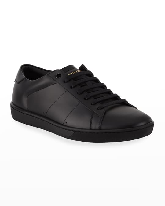 Saint Laurent Men s SL01 Leather Low Top Sneakers Neiman Marcus