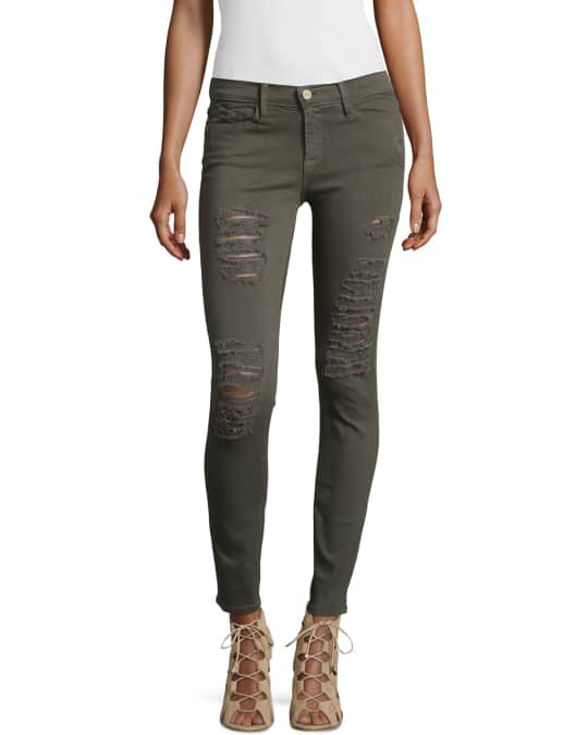 Le Color Rip Skinny Jeans