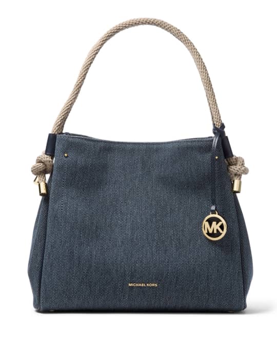 MICHAEL Michael Kors Isla Large Denim Tote Bag Neiman Marcus