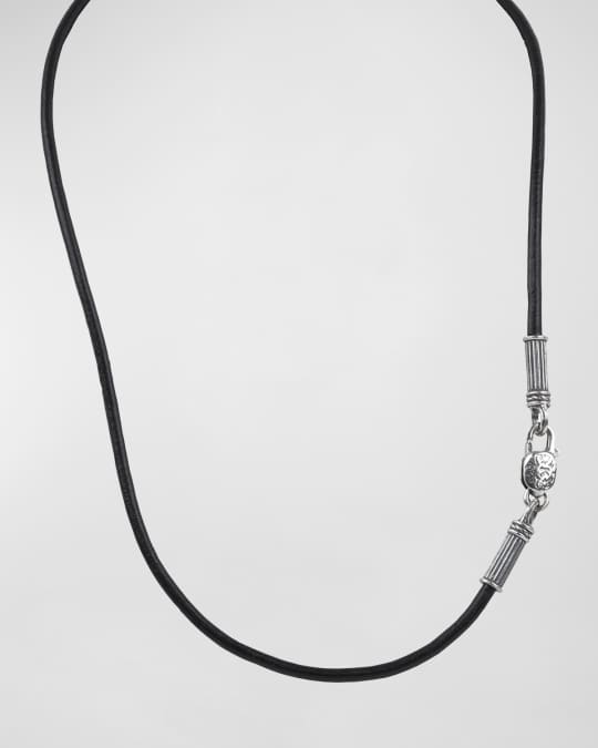 Mens leather necklace cord hot sale