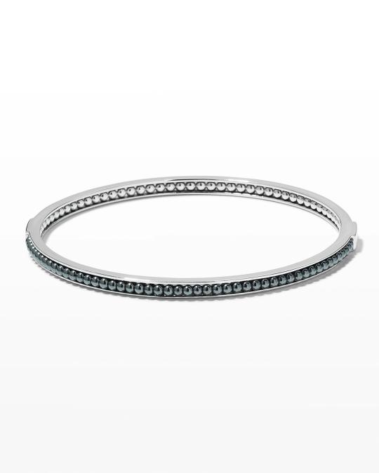 LAGOS Caviar Icon Beaded Stone Bangle Bracelet | Neiman Marcus