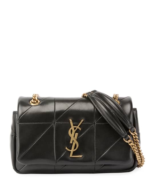 Saint Laurent Jamie Monogram YSL Small Diamond-Quilted Chain Shoulder ...