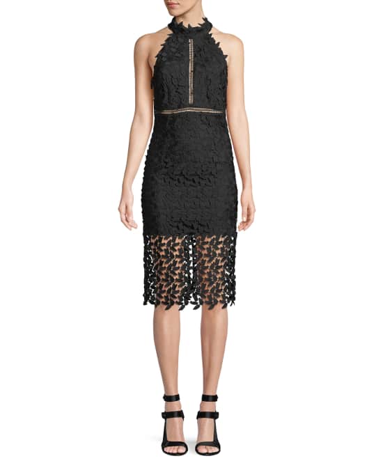 Bardot isa best sale lace halter dress