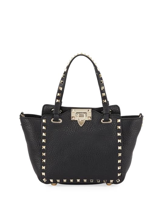 Valentino Garavani Rockstud Mini Vitello Leather Tote Bag | Neiman Marcus