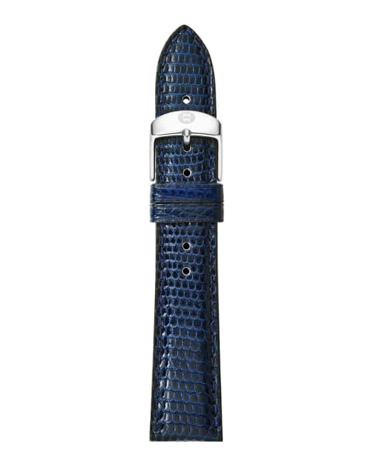 MICHELE 18mm Lizard Skin Watch Strap Neiman Marcus