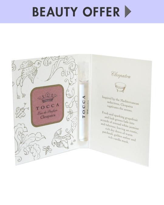 Tocca Receive a Cleopatra sample*, with any beauty purchase. | Neiman ...