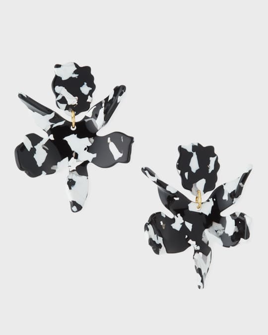 Lele Sadoughi Small Paper Lily Earrings Neiman Marcus