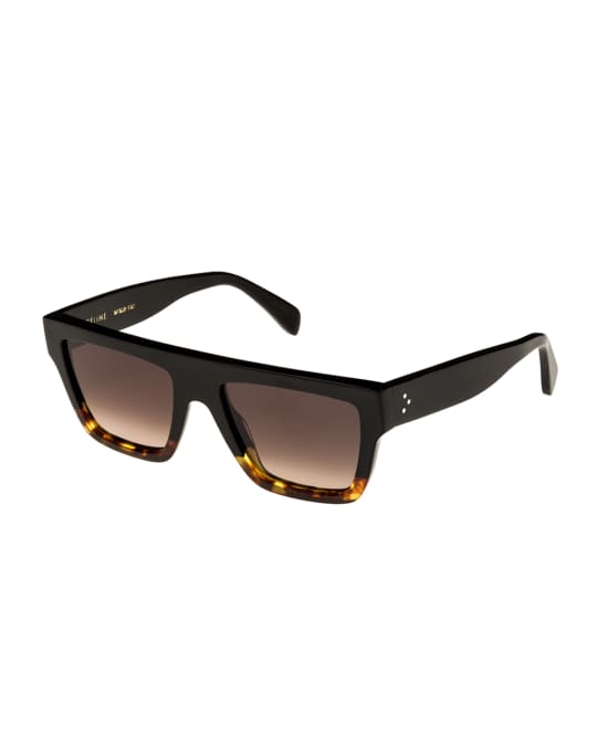 Celine bold flat on sale top acetate sunglasses