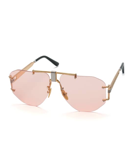 Celine Rimless Aviator Sunglasses Neiman Marcus