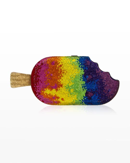 Judith Leiber Couture Popsicle Rainbow Clutch Bag Neiman Marcus
