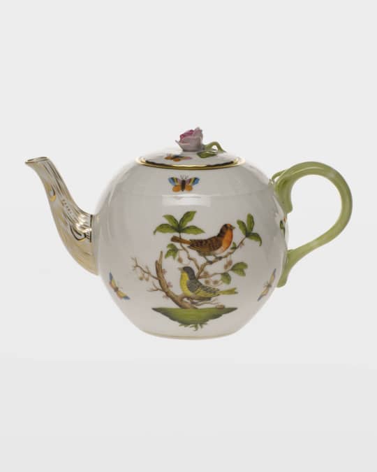 Rothschild Bird Tea Pot with Bird