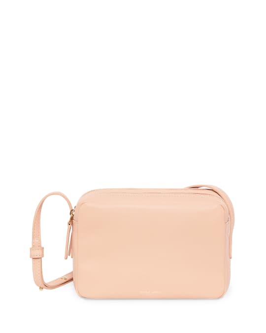 Mansur Gavriel DoubleZip Leather Crossbody Bag Neiman Marcus