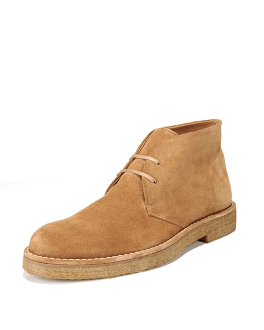 Vince Men's Crofton Crepe-Sole Chukka Boots | Neiman Marcus