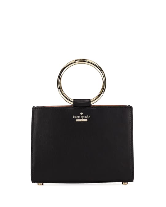 white rock road sam mini leather ring handle bag