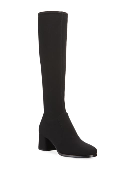 Prada stretch fabric booties sale