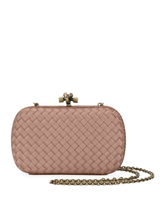 Bottega Veneta Woven-Chain Knot Minaudiere, Gold  Bridal bag, Woven chain, Bottega  veneta handbag