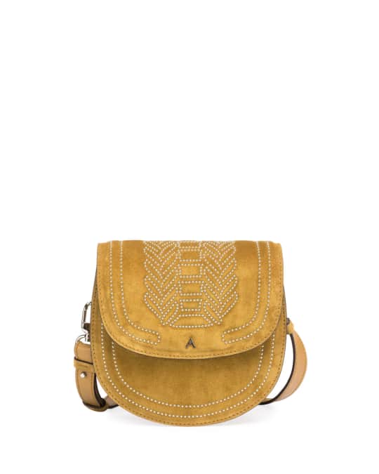Altuzarra Ghianda Mini Calf Saddle Bag | Neiman Marcus