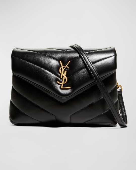 Saint Laurent Loulou Toy YSL Matelasse Calfskin Envelope Crossbody Bag ...