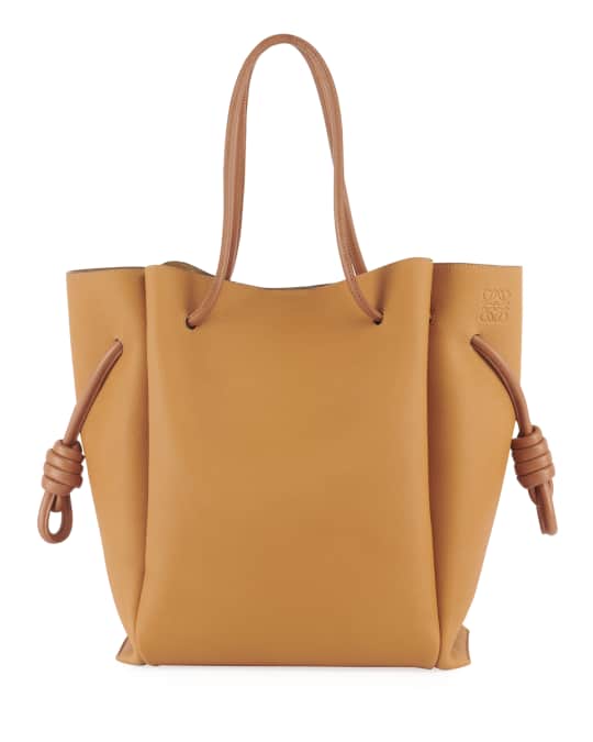 Loewe Flamenco Knot Two-Tone Tote Bag | Neiman Marcus