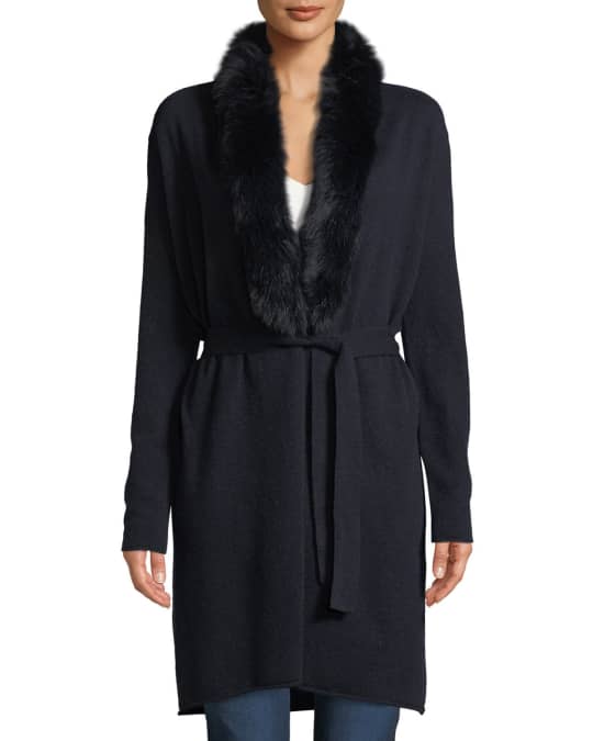 Neiman marcus cashmere duster hot sale