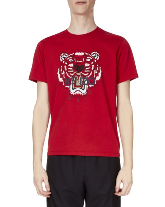 Kenzo Men's Tiger Face Graphic T-Shirt | Neiman Marcus