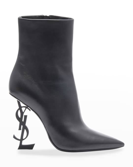 Ysl hotsell heel booties