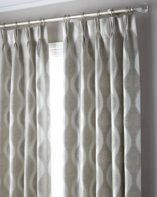 Misti Thomas Modern Luxuries 3Fold Pinch Pleat Wave Curtain, 120