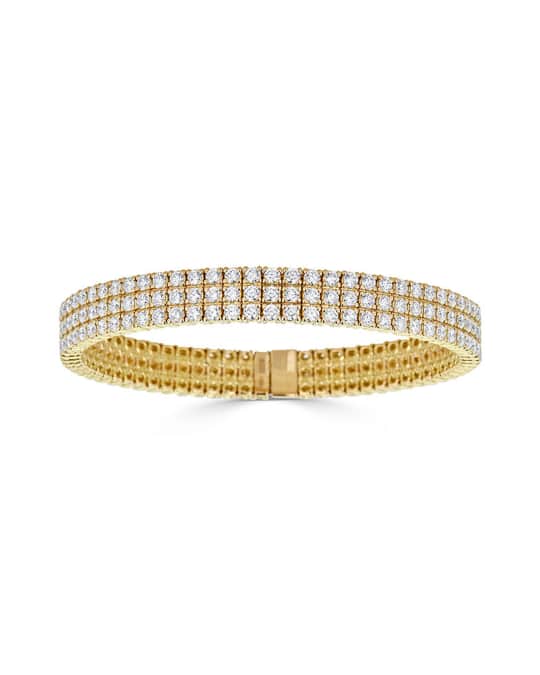ZYDO 18k Yellow Gold Stretch Diamond Bracelet Neiman Marcus