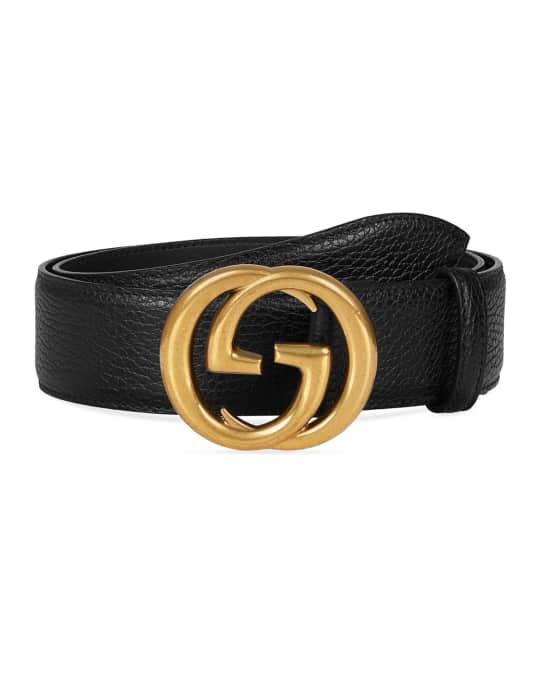 Gucci Men's Interlocking GG Marmont Belt | Neiman Marcus