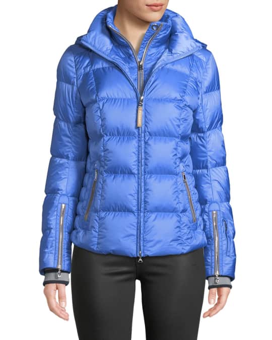 Bogner Sanne Quilted Down Puffer Coat with Hood | Neiman Marcus