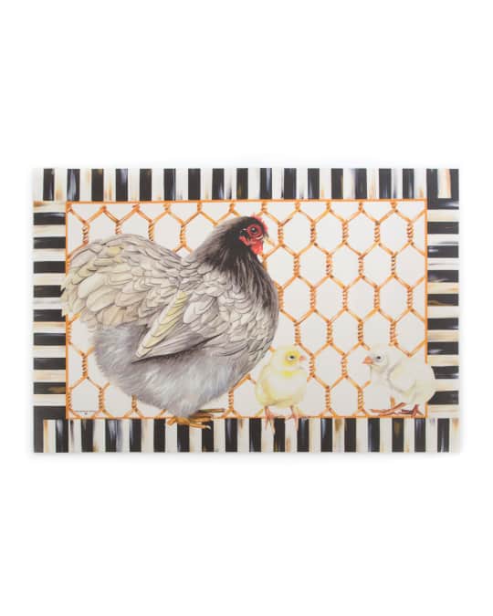 MacKenzieChilds Chicken Coop Floor Mat, 2' x 3' Neiman Marcus