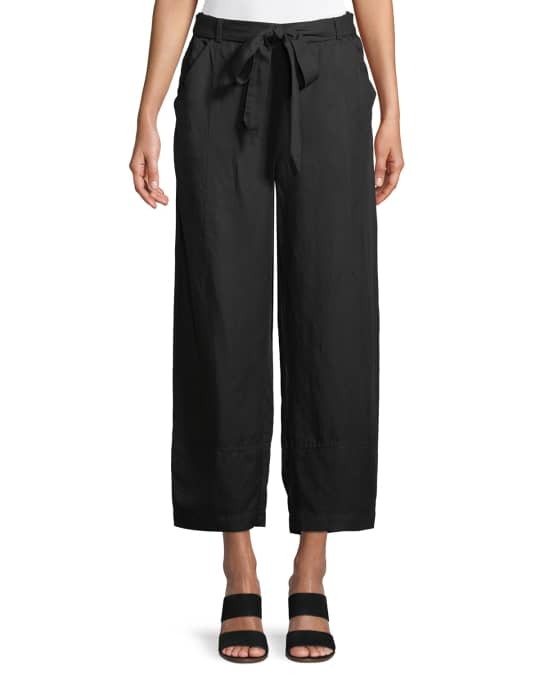 Eileen Fisher Tencel® Linen Tie-Waist Lantern Pants | Neiman Marcus