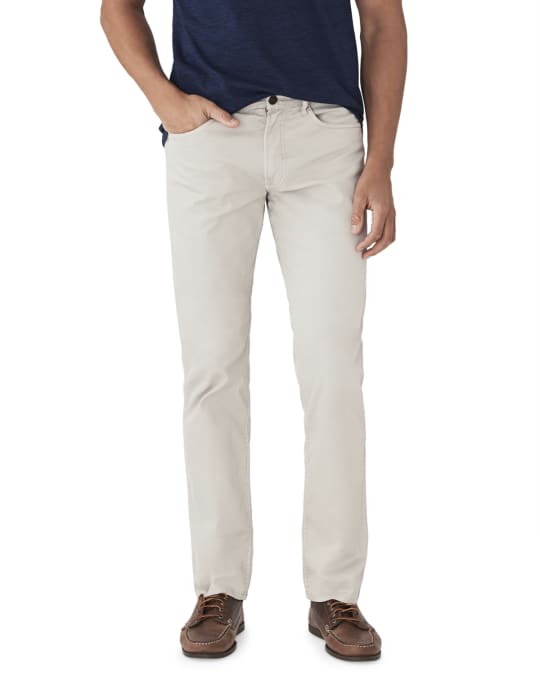 Faherty Men's Comfort Twill Five-Pocket Pants | Neiman Marcus