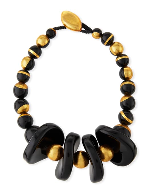 Viktoria Hayman Murano Resin Collar Necklace | Neiman Marcus