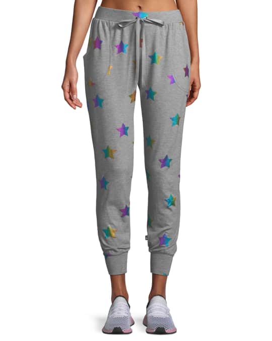 Terez foil printed joggers best sale