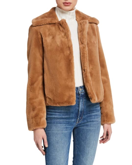 Theory luxe faux fur sales jacket