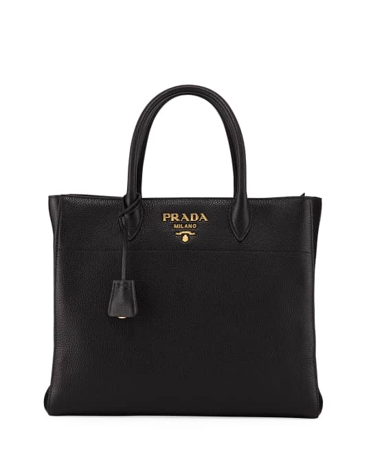 Prada Medium Daino Leather Tote Bag | Neiman Marcus