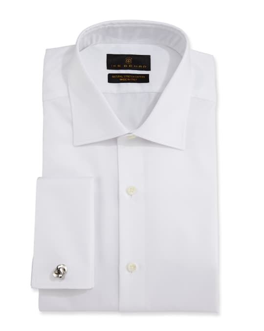 Men's Marcus Twill French-Cuff Dress Shirt