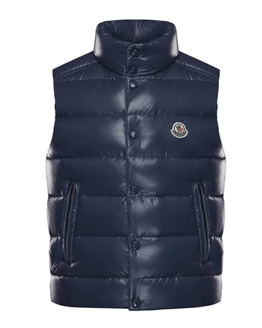 Moncler Tib Quilted Puffer Vest, Size 4-6 | Neiman Marcus