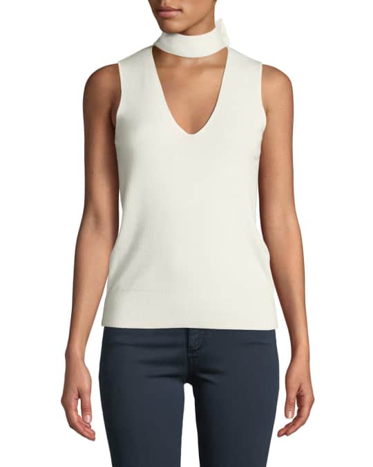 Theory choker deals sweater