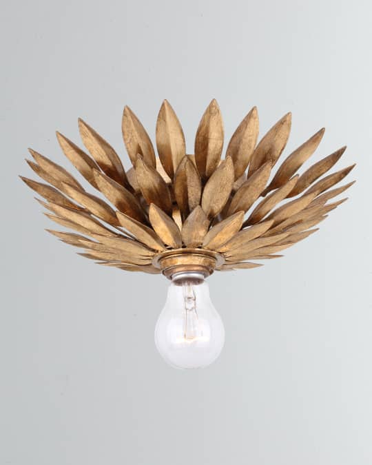 Broche 1-Light Antiqued Gold Sconce