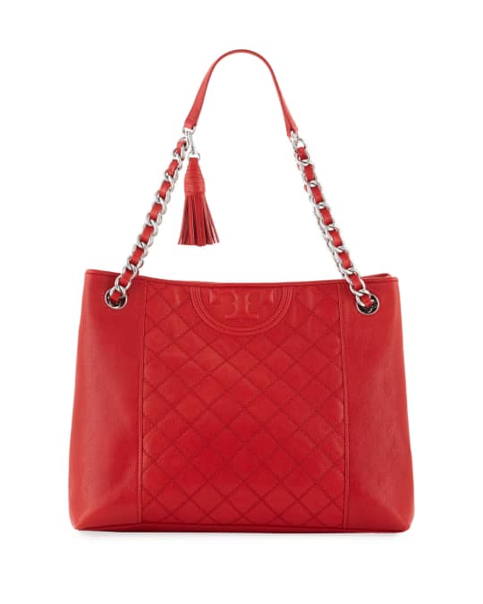 Tory burch fleming distressed tote shop