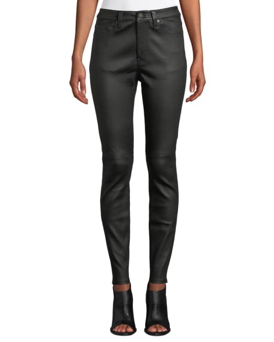 The Equipment Skinny Leather Pants