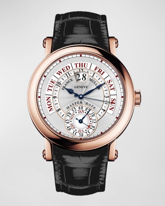 Franck Muller Men s 18K Rose Gold Round Automatic Watch with
