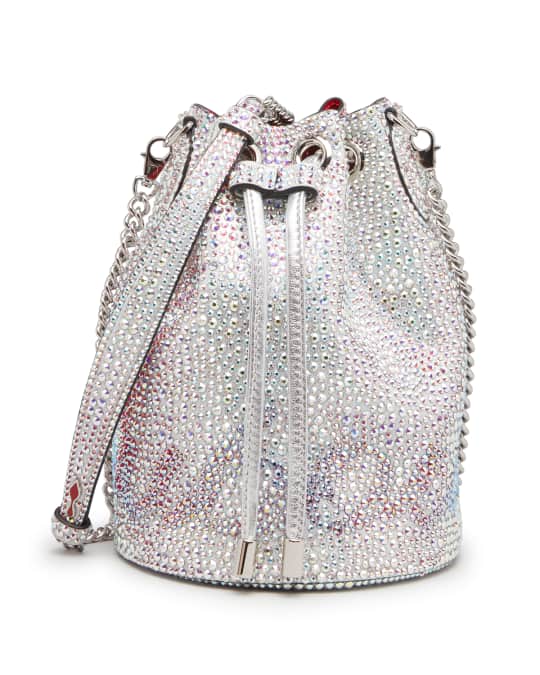 Marie Jane Bucket in Strass Suede